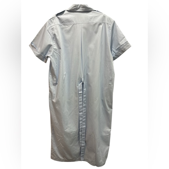 Vintage Tilley Endurables Light Blue Maxi Shirt Dress | Made in Canada | Belted - Picture 7 of 7